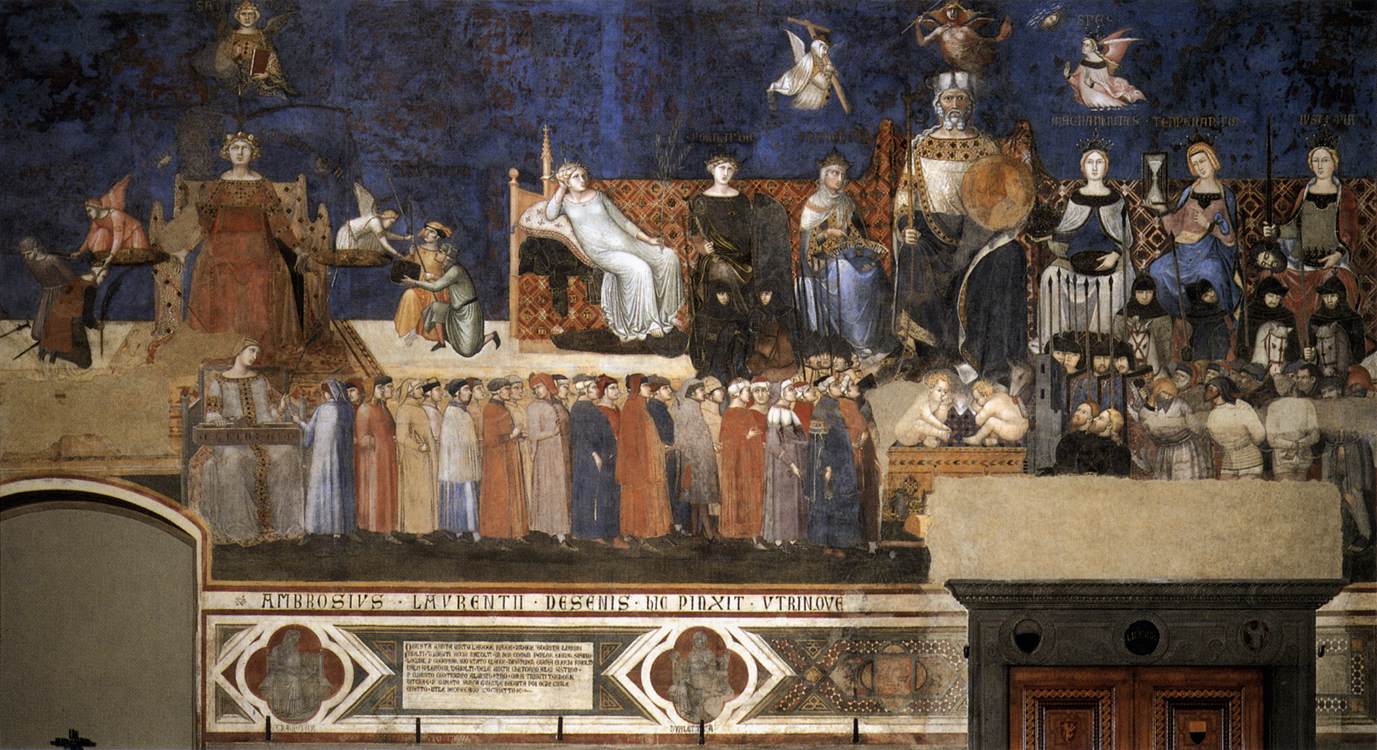 Allegory of the Good Government
1338-40
Fresco
Palazzo Pubblico, Siena